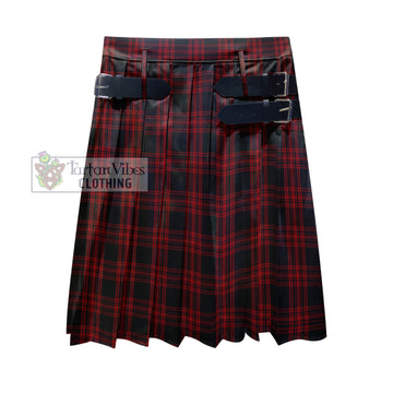 Menzies Hunting Tartan Men's Pleated Skirt - Fashion Casual Retro Scottish Kilt Style