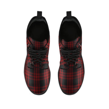 Menzies Hunting Tartan Leather Boots