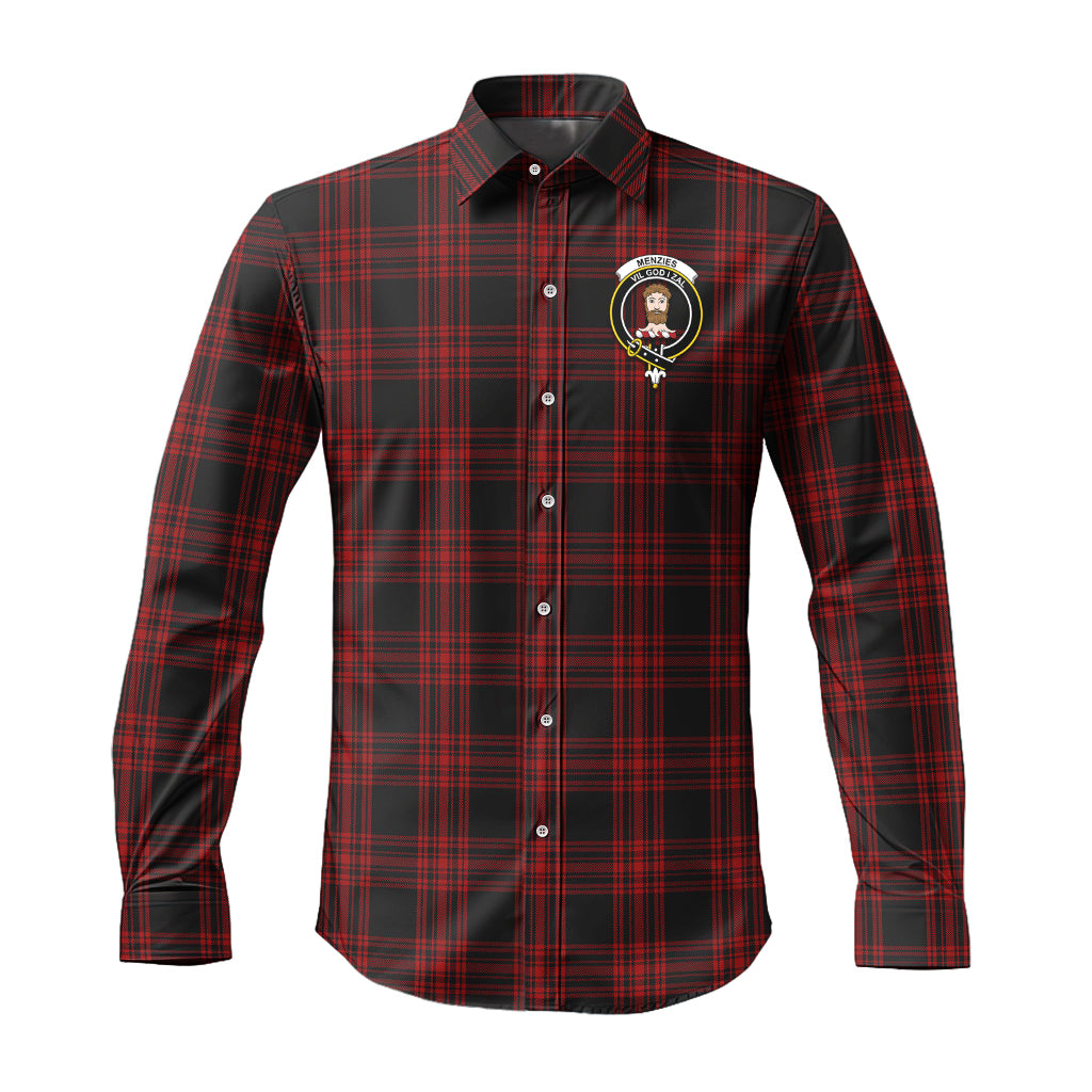 menzies-hunting-tartan-long-sleeve-button-up-shirt-with-family-crest