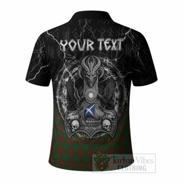 Menzies Tartan Crest Polo Shirt Celtic Odin's Raven Legacy