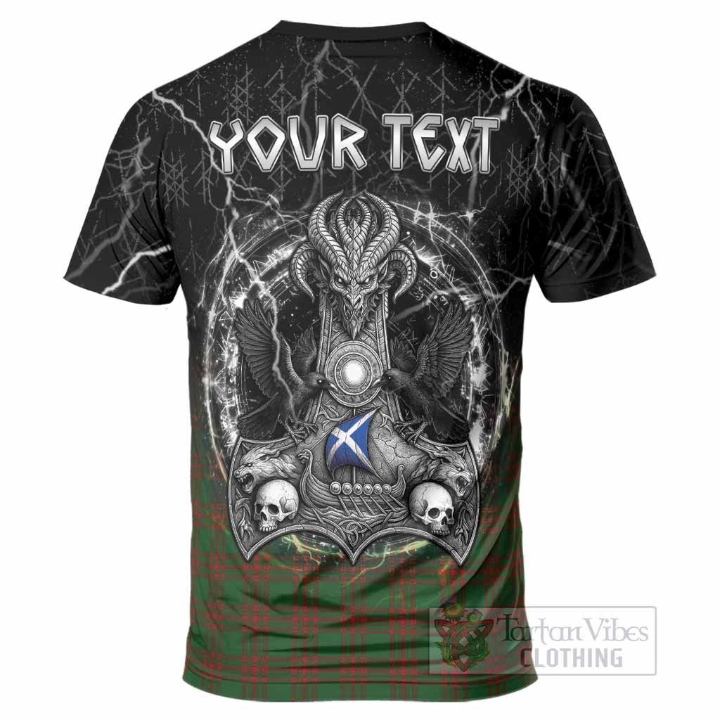 Menzies Tartan Crest T-Shirt Celtic Odin's Raven Legacy