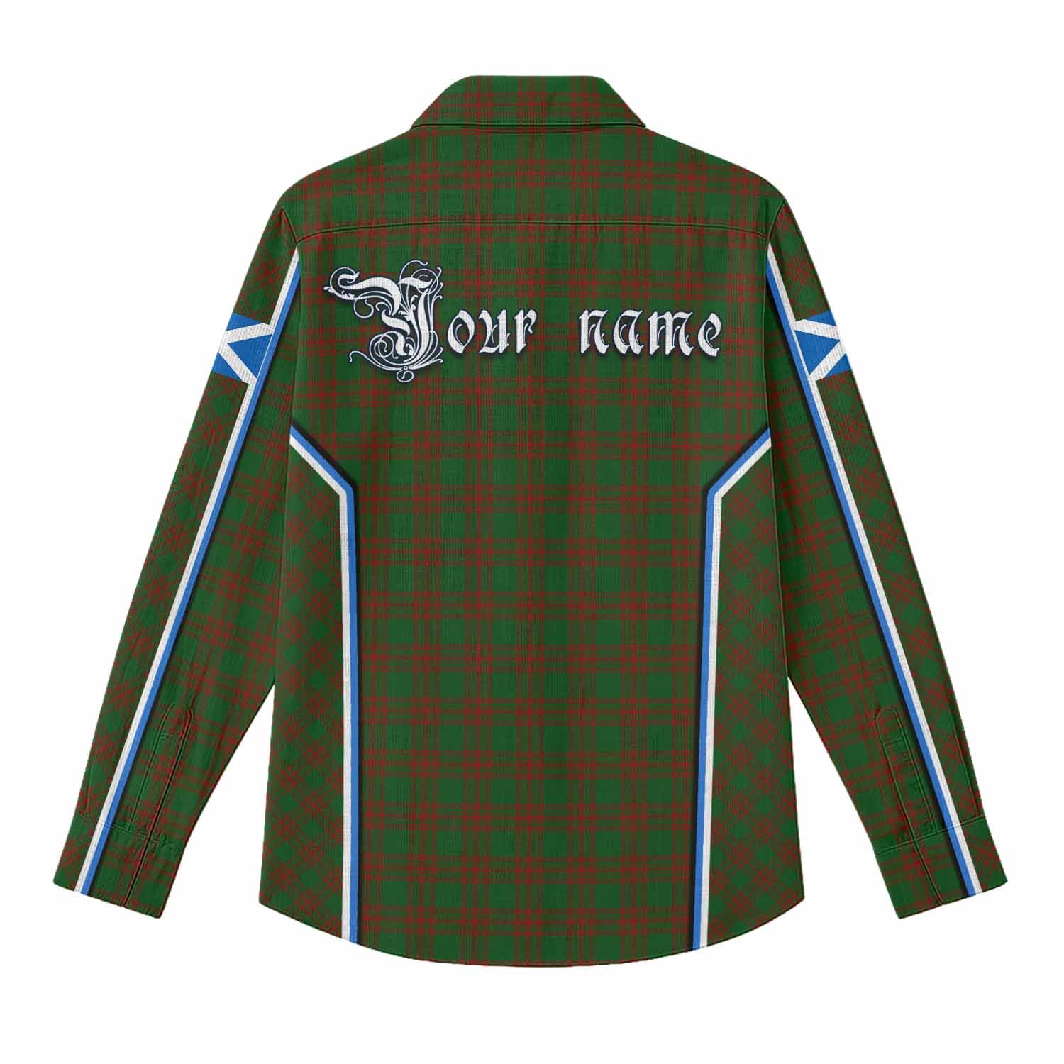 Menzies Tartan Crest Women Casual Shirt Scotland Coat of Arm Flag Style - Tartan Vibes Clothing