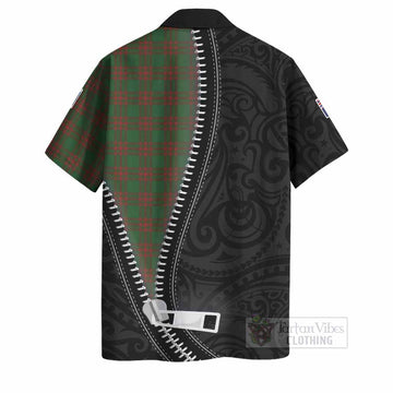 Menzies Tartan Hawaiian Shirt New Zealand Pattern Unique Zipper Stylized
