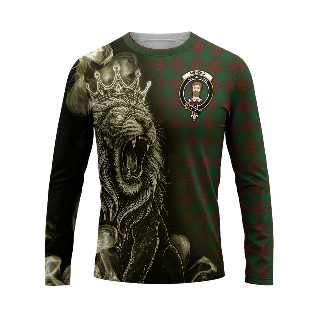 Menzies Tartan Long Sleeve T-Shirt Roaring Lion Heritage