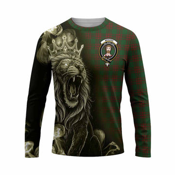 Menzies Tartan Long Sleeve T-Shirt Roaring Lion Heritage