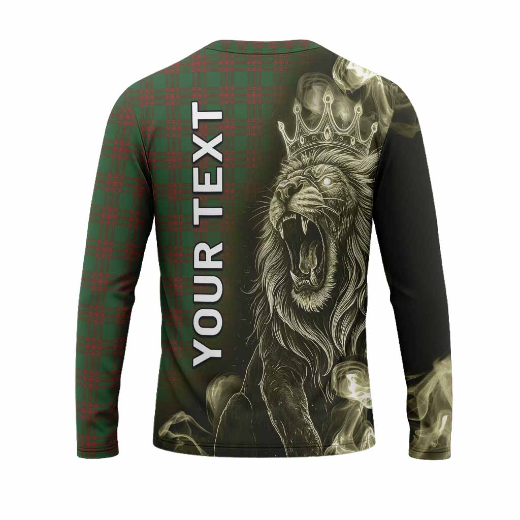 Menzies Tartan Long Sleeve T-Shirt Roaring Lion Heritage