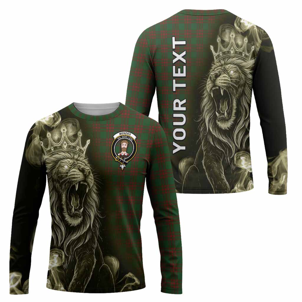 Menzies Tartan Long Sleeve T-Shirt Roaring Lion Heritage