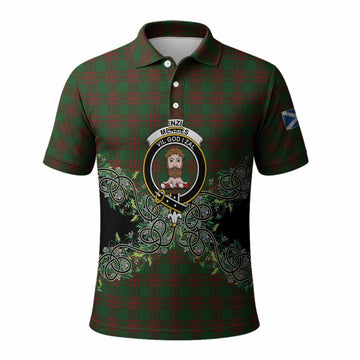 Menzies Tartan Polo Shirt Thistle Scottish Spirit