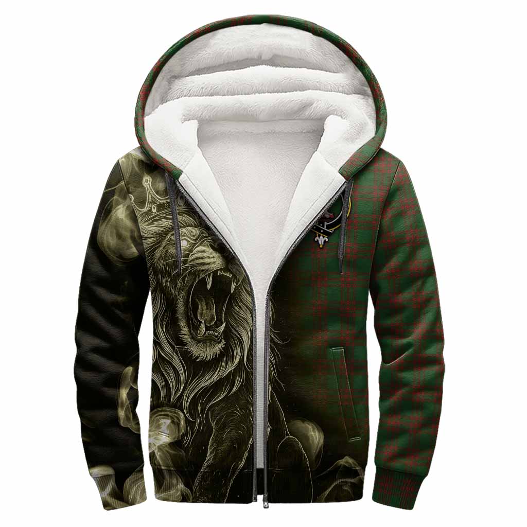 Menzies Tartan Sherpa Hoodie Roaring Lion Heritage