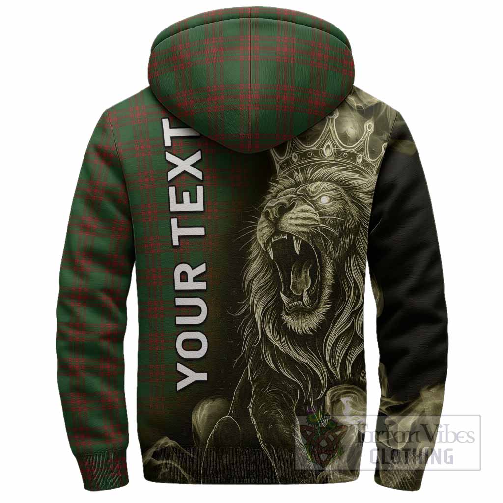 Menzies Tartan Sherpa Hoodie Roaring Lion Heritage