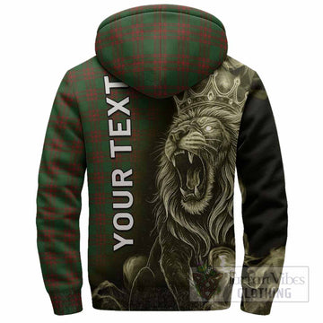 Menzies Tartan Sherpa Hoodie Roaring Lion Heritage
