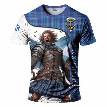 Mercer Crest Tartan T-Shirt Inspired by the Freedom of Scottish Warrior