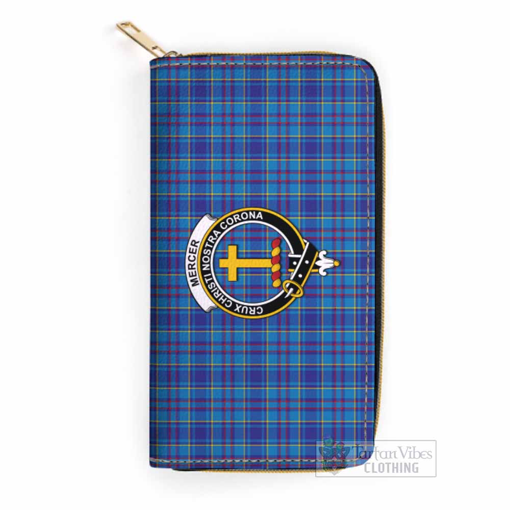 Tartan Vibes Clothing Mercer Tartan Women's Leather Wallet with Family Crest