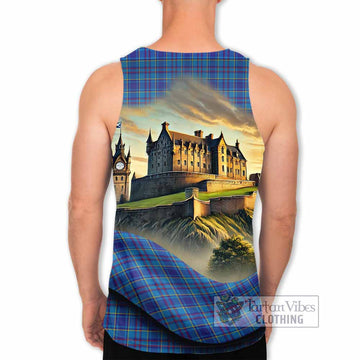 Tartan Vibes Clothing Mercer Tartan Family Crest Men's Tank Top with Scottish Ancient Castle Style