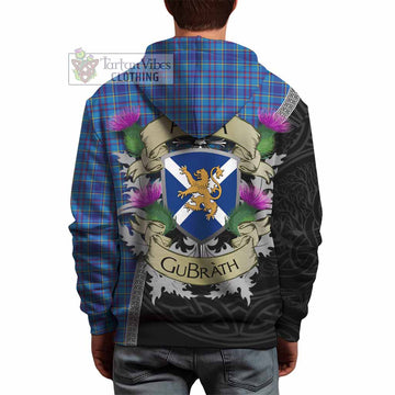 Tartan Vibes Clothing Mercer Tartan Family Crest Hoodie Lion Rampant Royal Thistle Shield Celtic Inspired