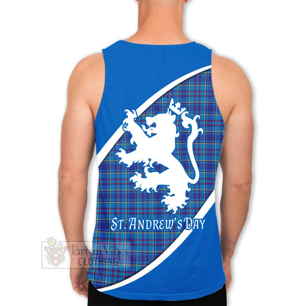Tartan Vibes Clothing Mercer Family Crest Tartan Men's Tank Top Celebrate Saint Andrew's Day in Style