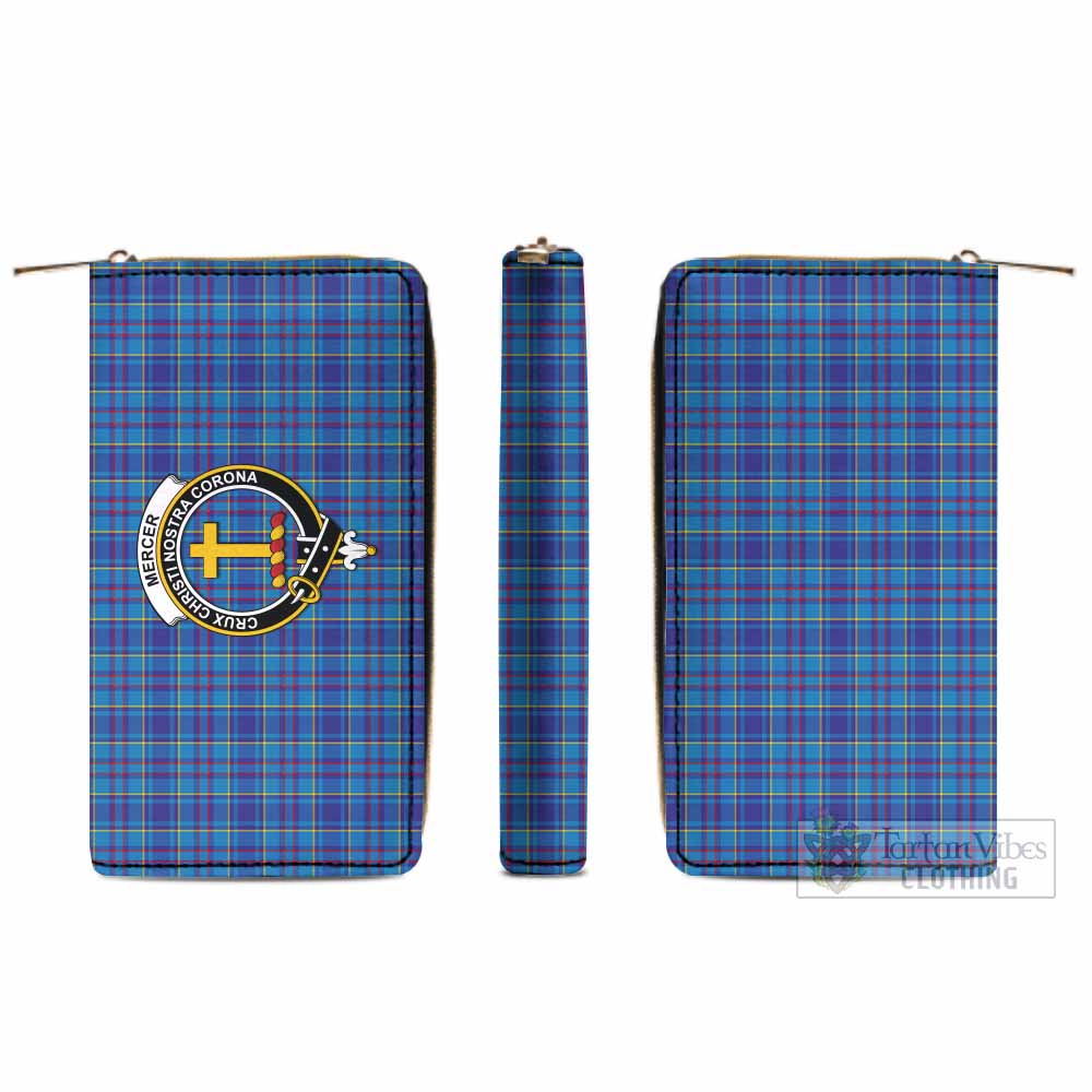 Tartan Vibes Clothing Mercer Tartan Women's Leather Wallet with Family Crest