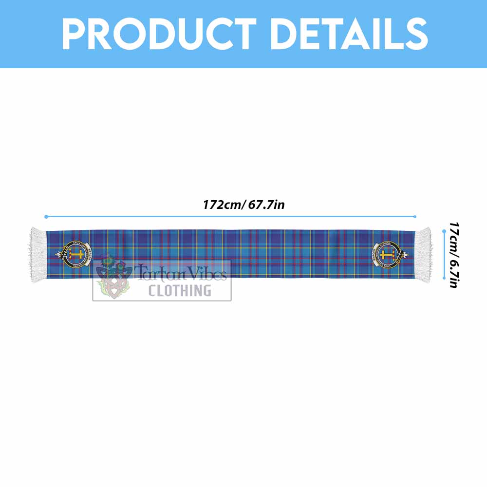 Tartan Vibes Clothing Mercer Tartan Ruffneck Scarf with Family Crest