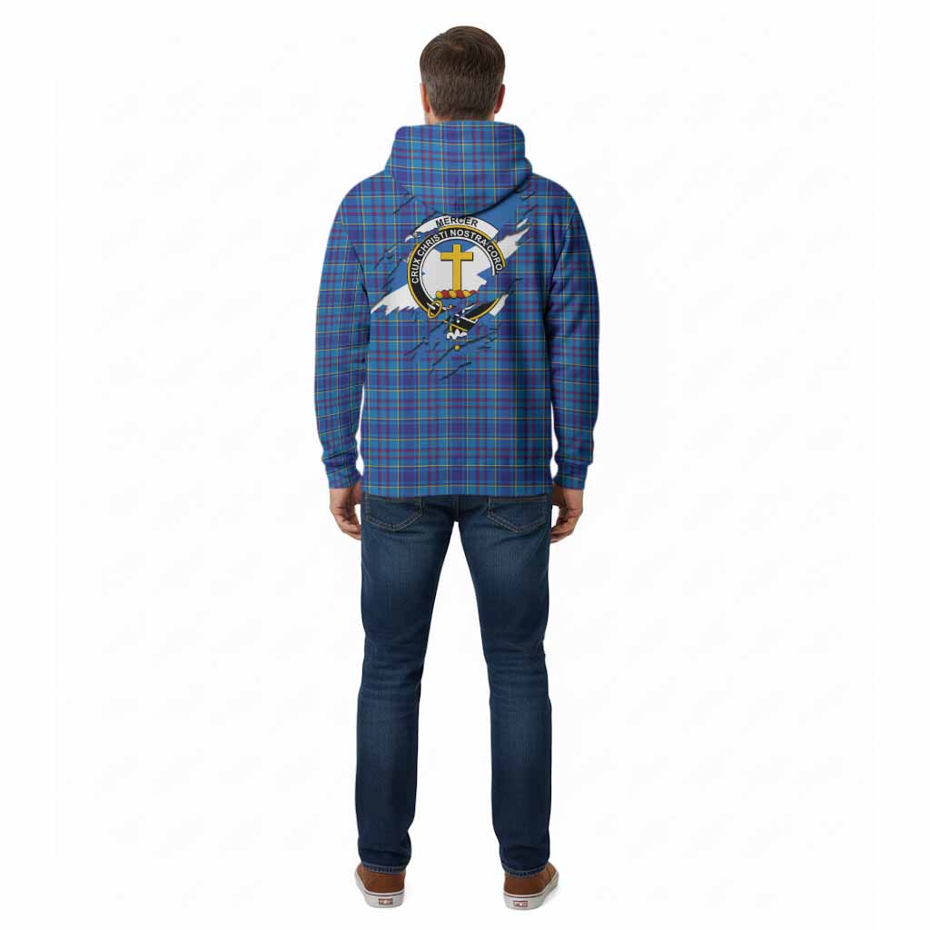 Mercer Clan Crest In Me Tartan Cotton Hoodie Scotland Flag Style