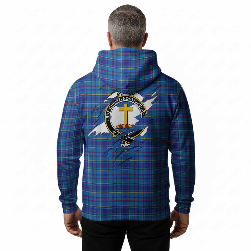 Mercer Clan Crest In Me Tartan Hoodie Scotland Flag Style