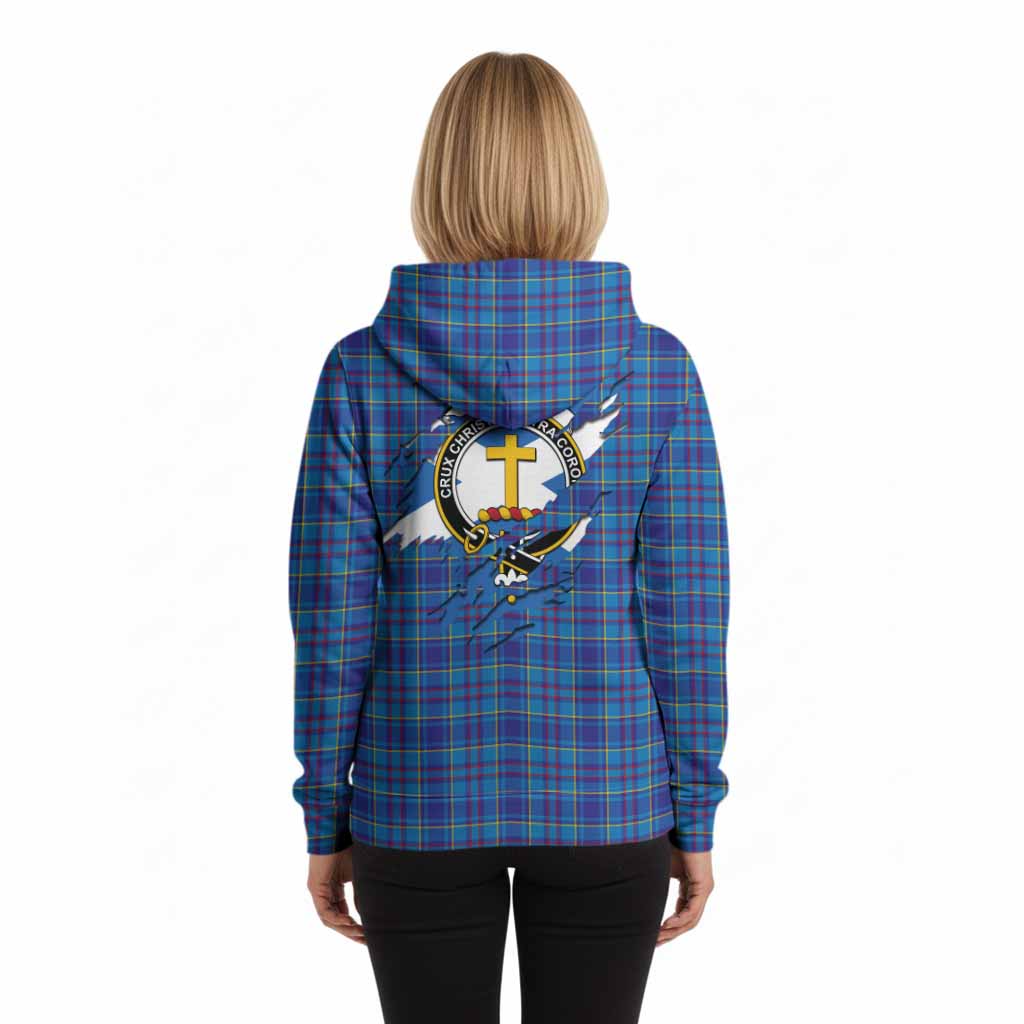 Mercer Clan Crest In Me Tartan Hoodie Scotland Flag Style