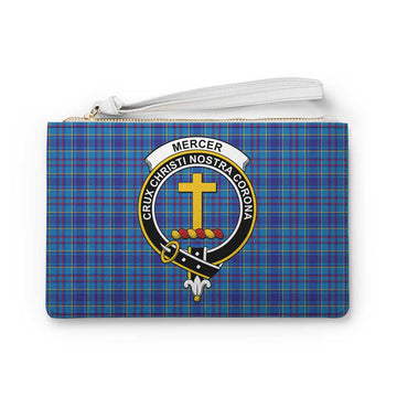Tartan Vibes Clothing Mercer Family Crest Tartan Clutch Bag