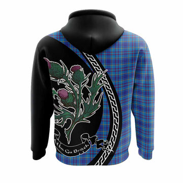 Mercer Family Crest Tartan Hoodie Alba Thistle Inspired - Tartan Vibes Clothing