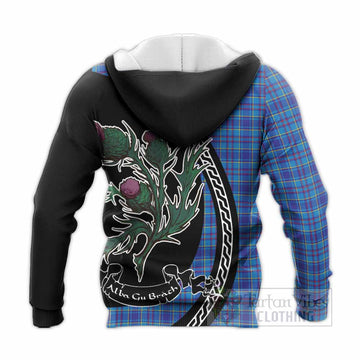 Mercer Family Crest Tartan Knitted Hoodie Alba Thistle Inspired - Tartan Vibes Clothing