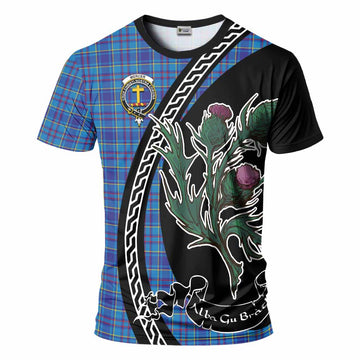 Mercer Family Crest Tartan T-Shirt Alba Thistle Inspired - Tartan Vibes Clothing