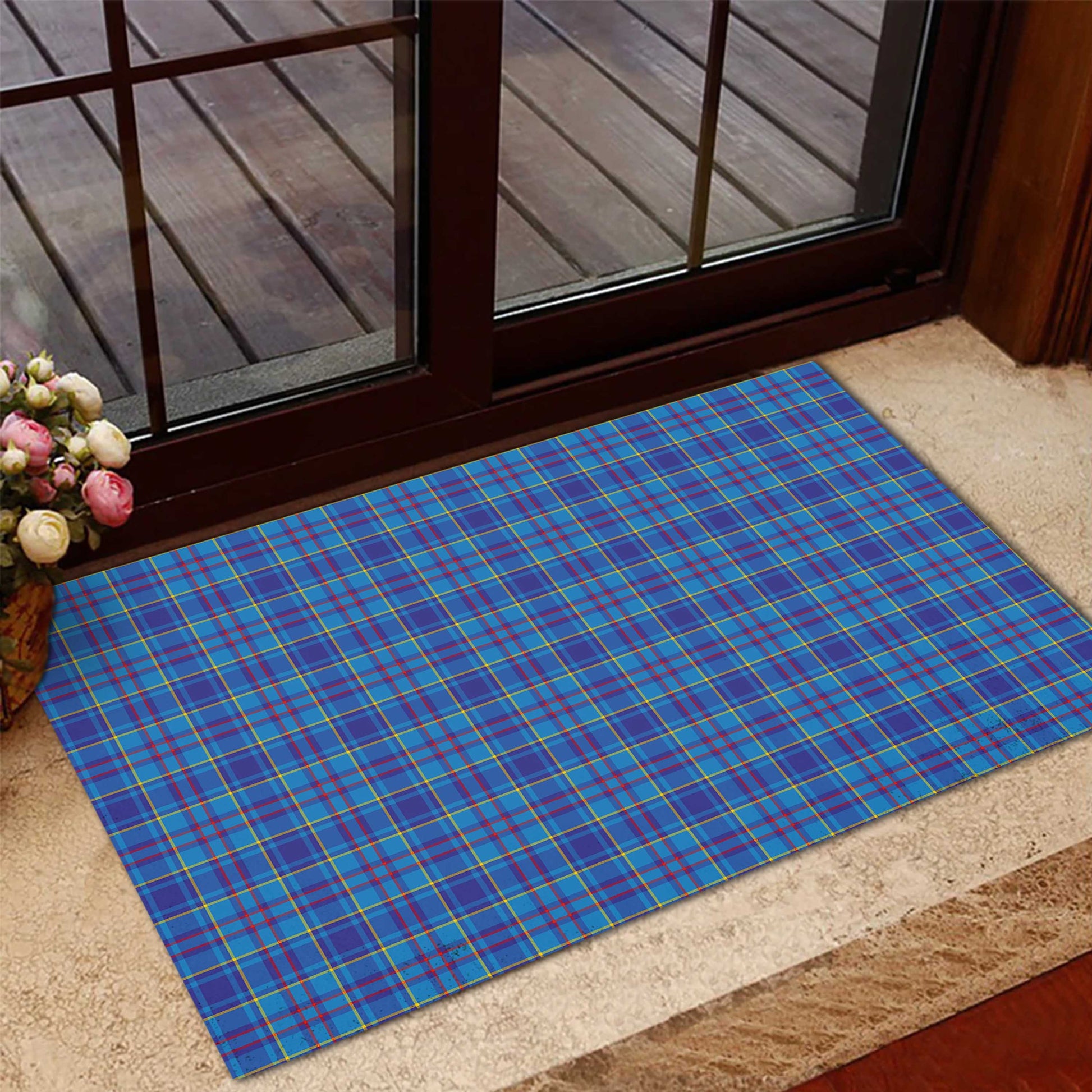 Mercer Modern Tartan Door Mat - Tartanvibesclothing