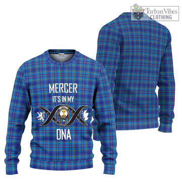 Mercer Tartan Knitted Sweater with Family Crest DNA In Me Style Unisex - Tartanvibesclothing Shop