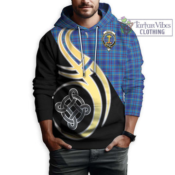 Mercer Tartan Hoodie with Family Crest and Celtic Symbol Style Zip Hoodie - Tartan Vibes Clothing