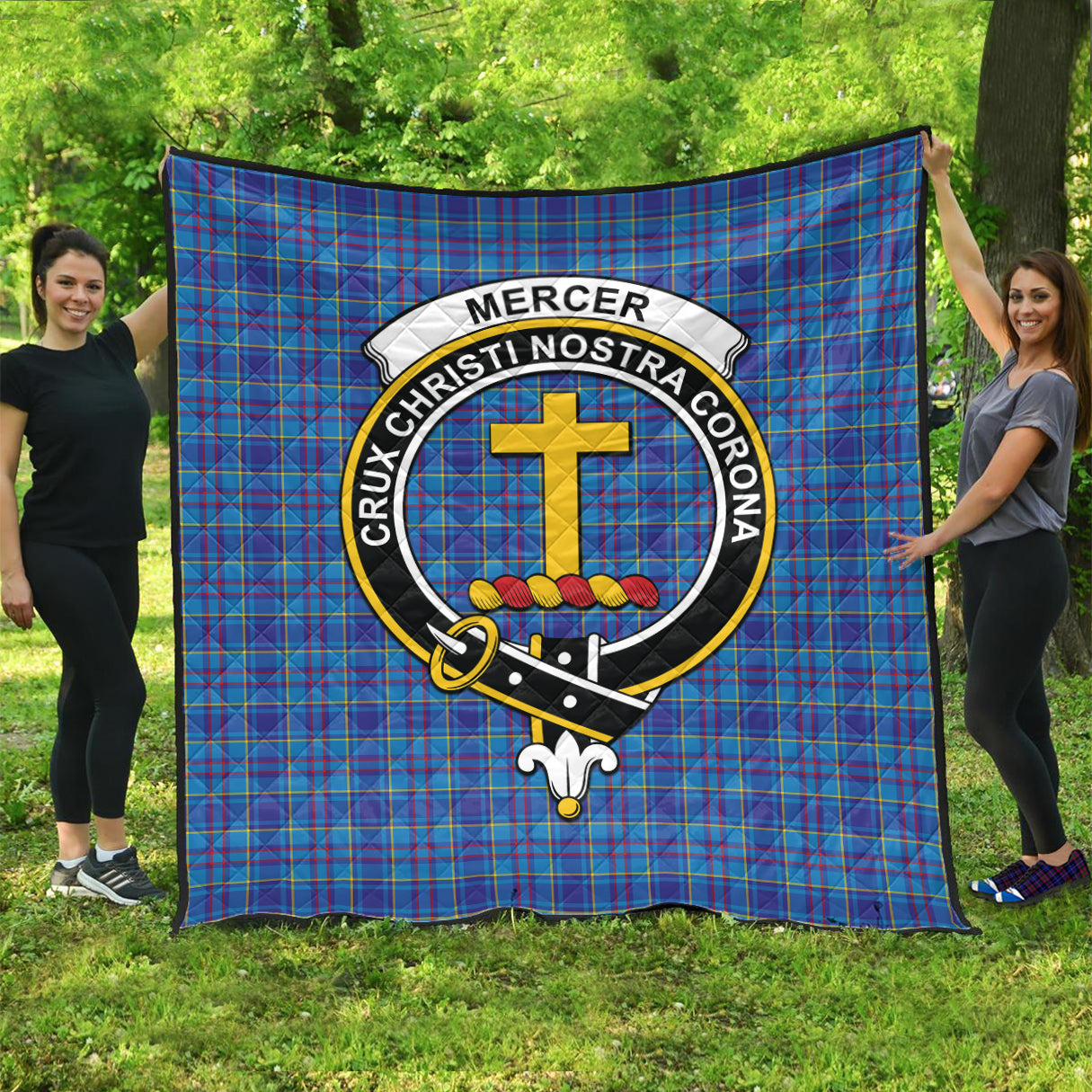 mercer-modern-tartan-quilt-with-family-crest