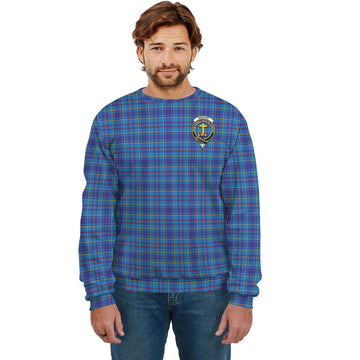 Mercer Modern Tartan Sweatshirt with Family Crest