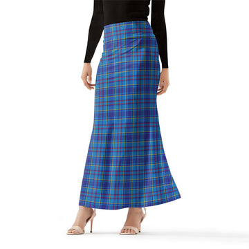 Mercer Modern Tartan Womens Full Length Skirt