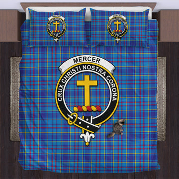 Mercer Modern Tartan Bedding Set with Family Crest