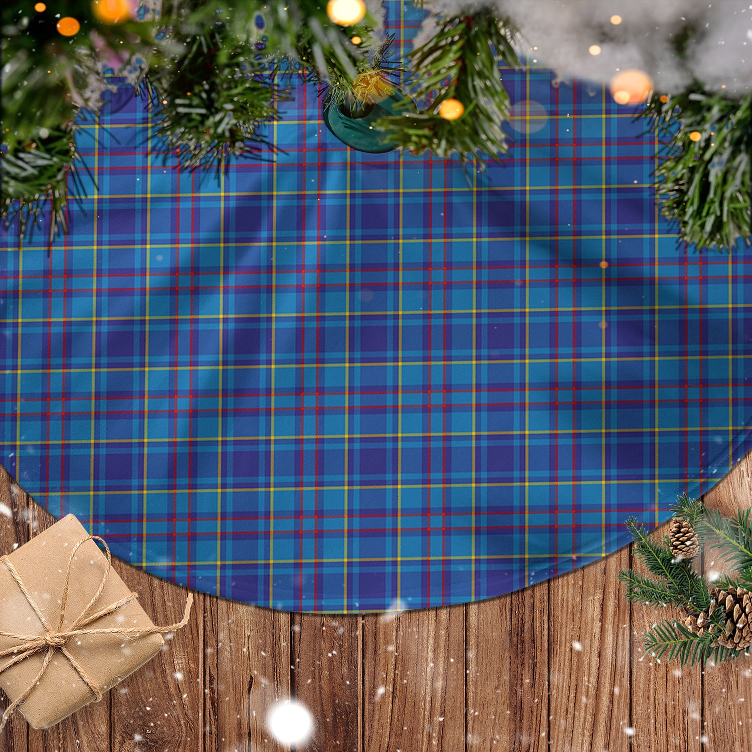 Mercer Modern Tartan Christmas Tree Skirt - Tartanvibesclothing