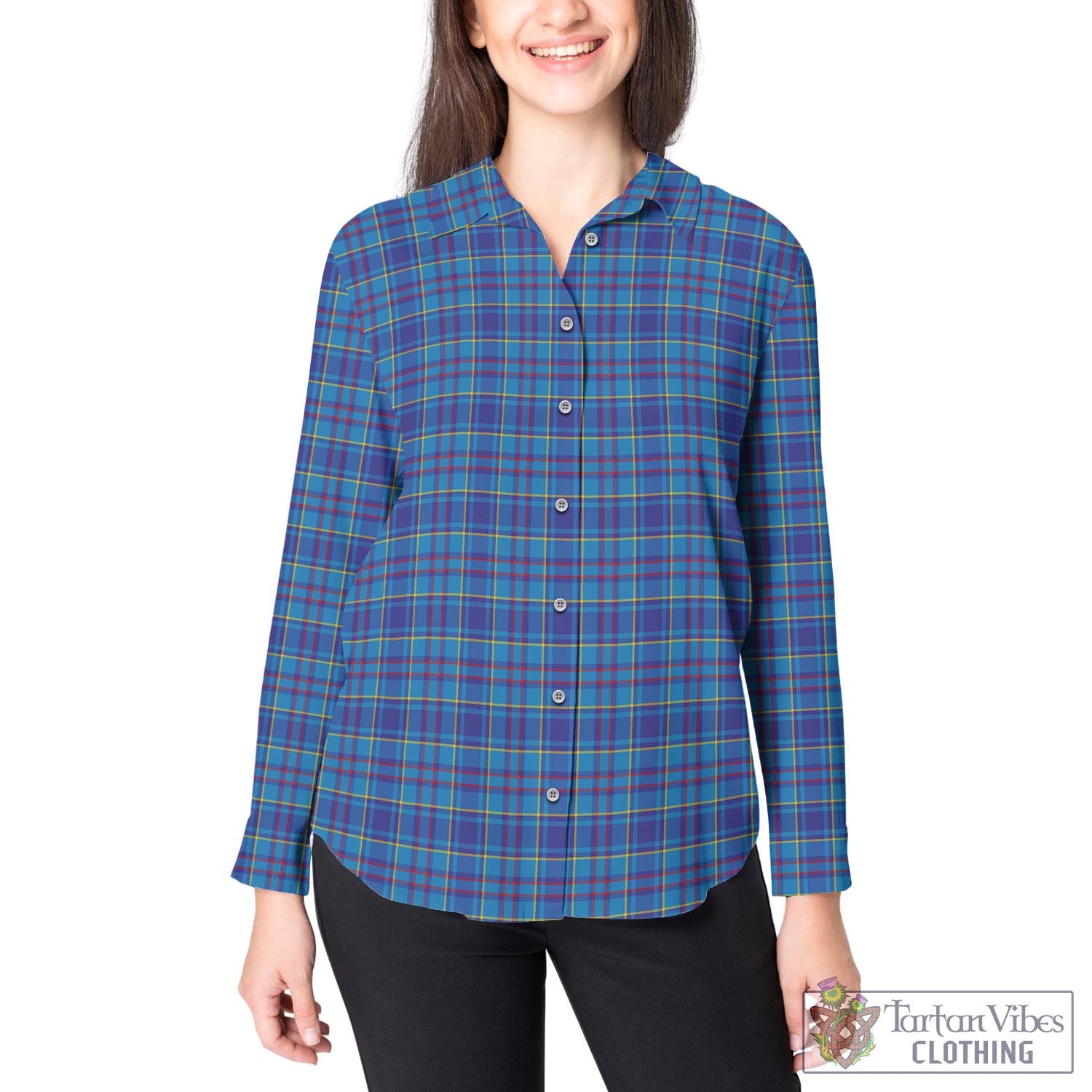 Mercer Modern Tartan Womens Casual Shirt