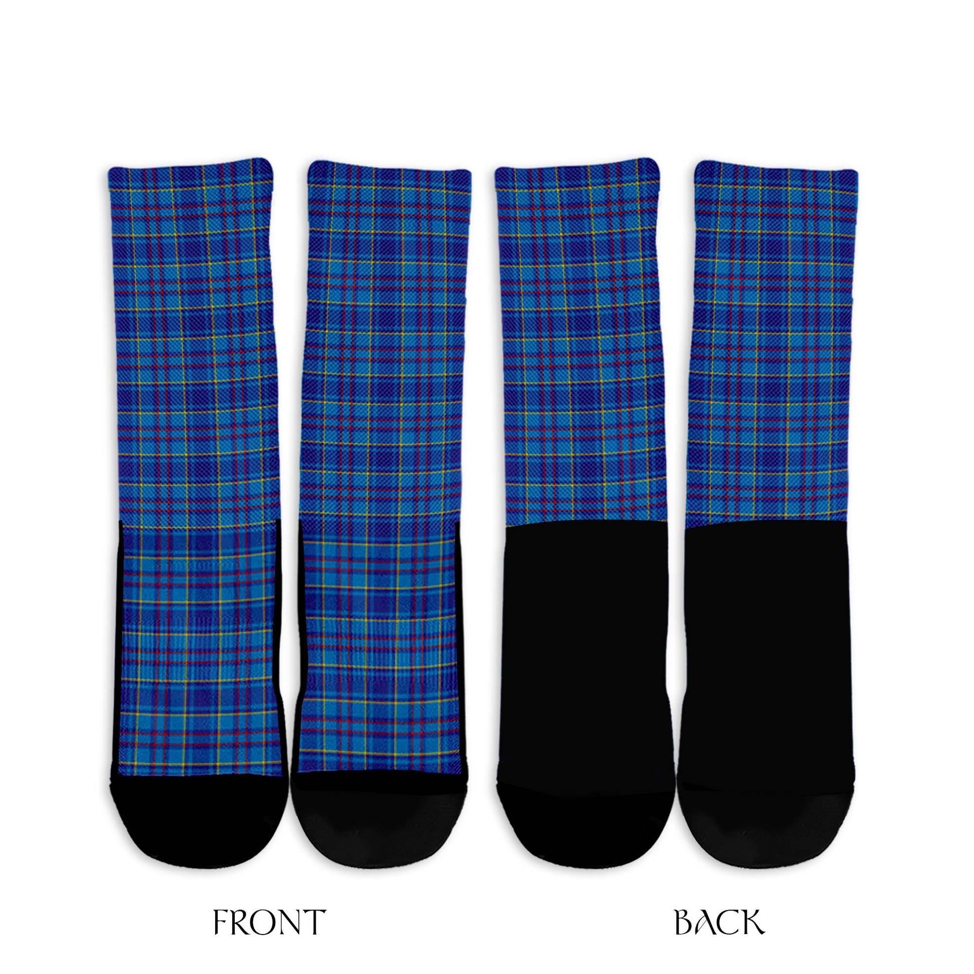 Mercer Modern Tartan Crew Socks - Tartanvibesclothing