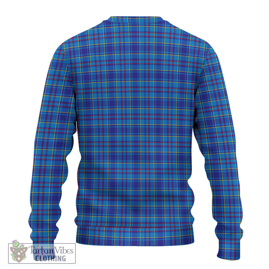 Mercer Tartan Knitted Sweater with Family Crest DNA In Me Style - Tartanvibesclothing Shop