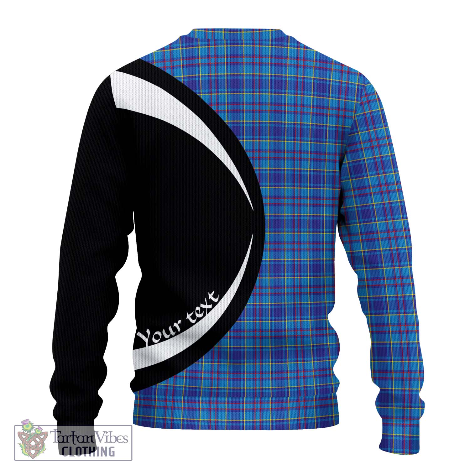 Mercer Tartan Knitted Sweater with Family Crest Circle Style - Tartan Vibes Clothing