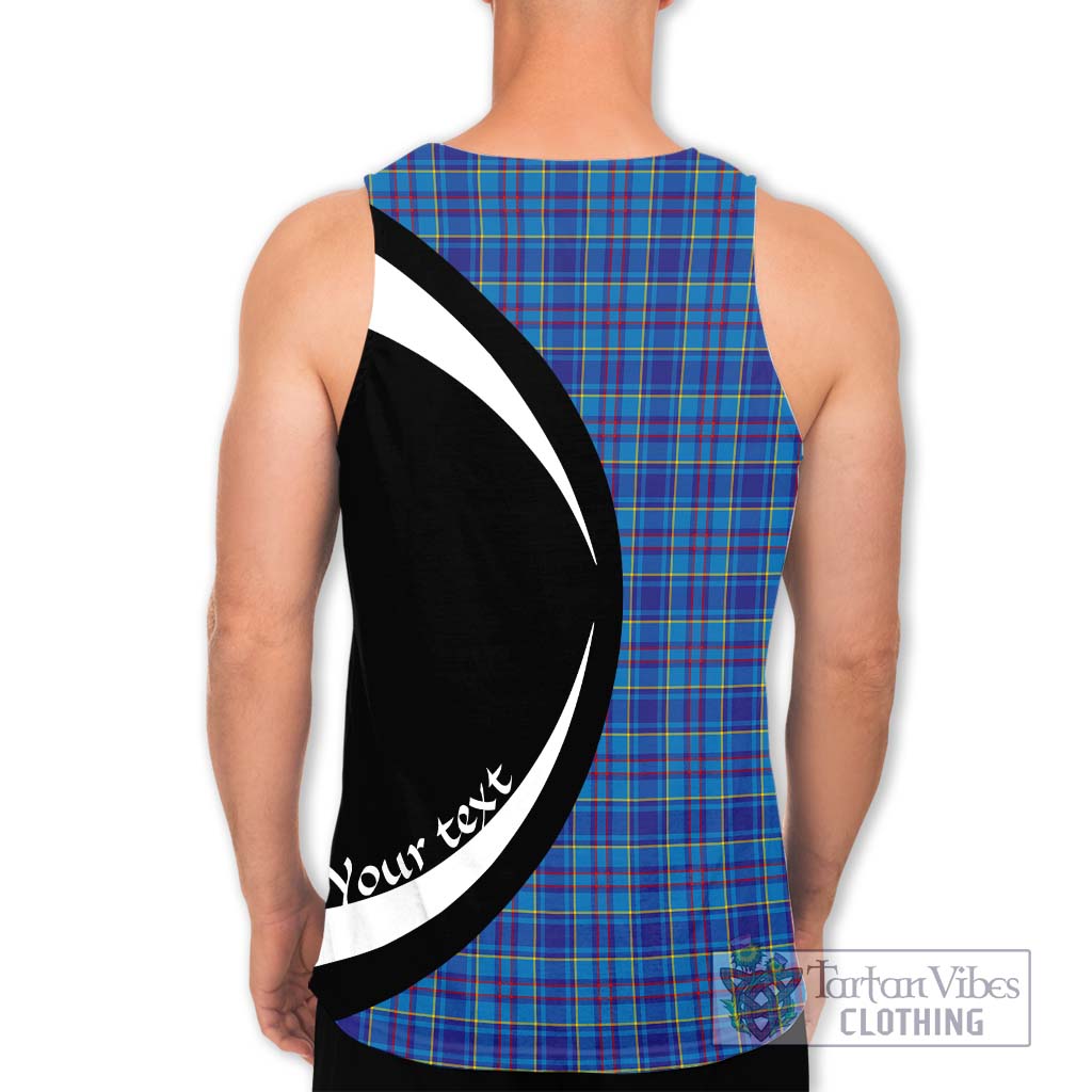 Mercer Tartan Men's Tank Top with Family Crest Circle Style - Tartan Vibes Clothing