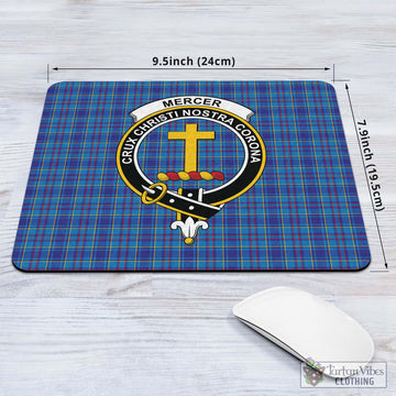 Tartan Vibes Clothing Mercer Modern Tartan Mouse Pad with Family Crest