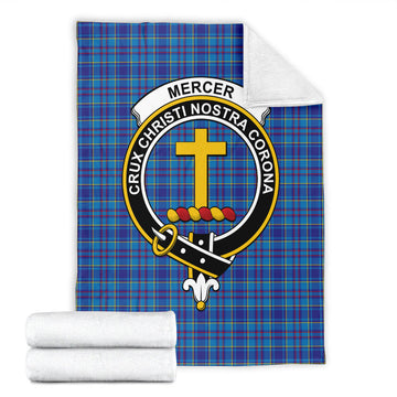 Mercer Modern Tartan Blanket with Family Crest