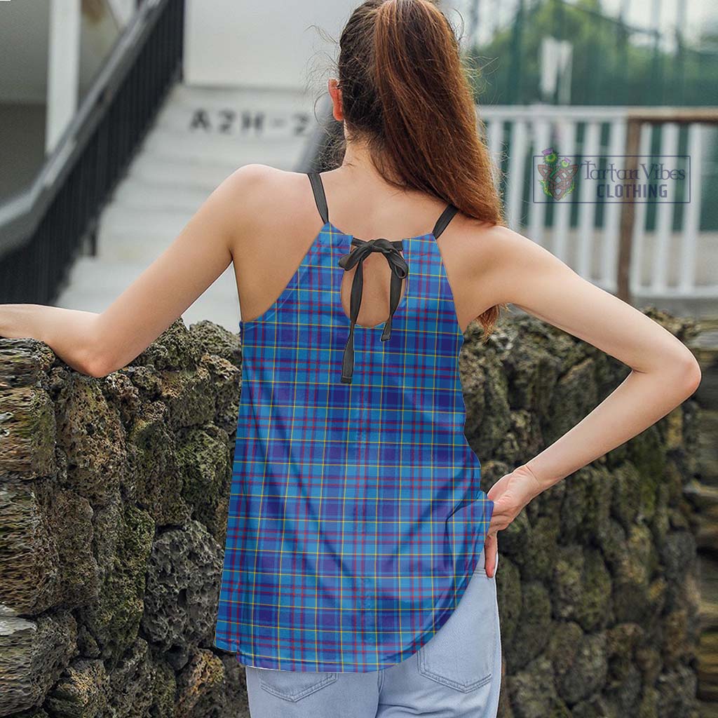 Tartan Vibes Clothing Mercer Modern Tartan Loose Halter Neck Camisole