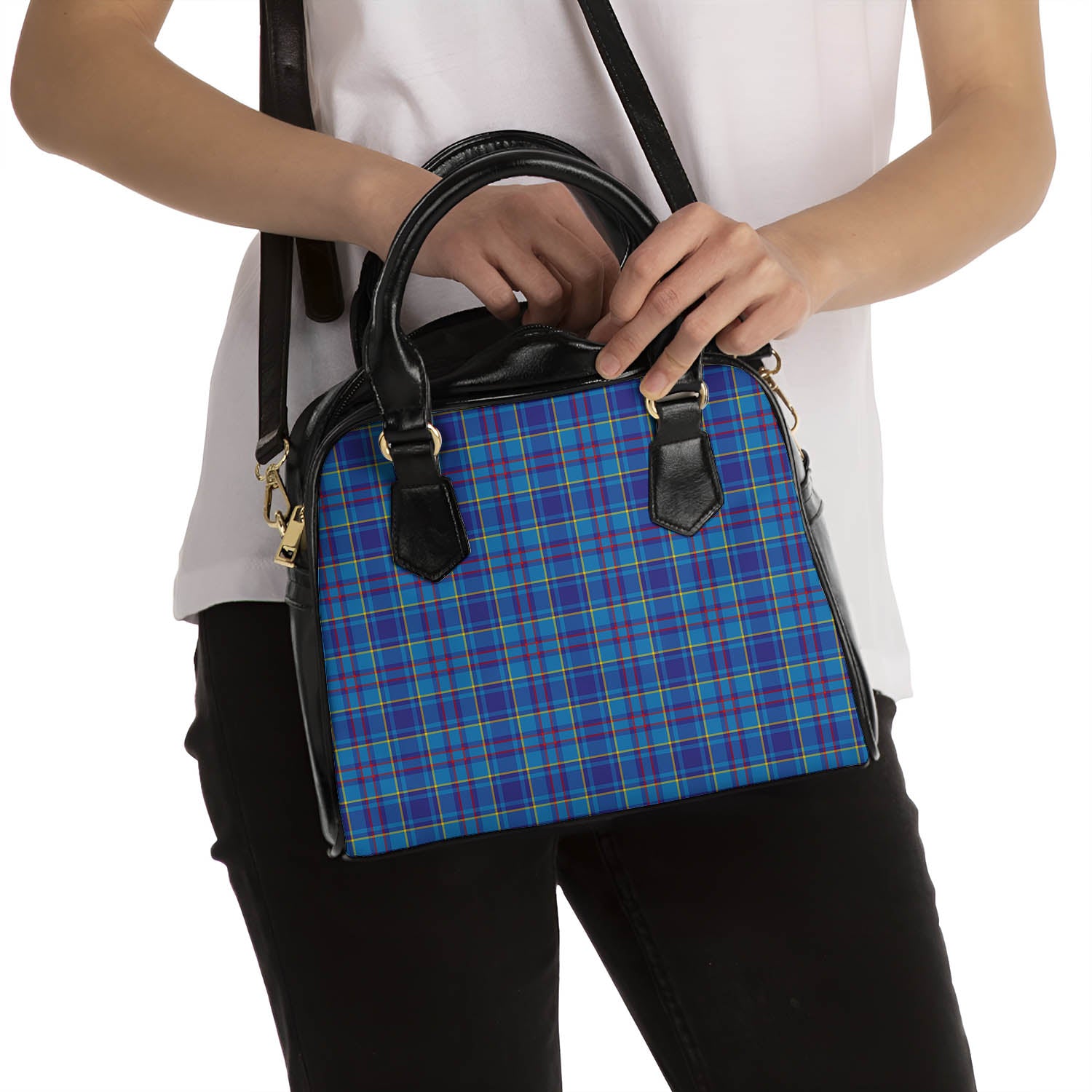 Mercer Modern Tartan Shoulder Handbags - Tartanvibesclothing