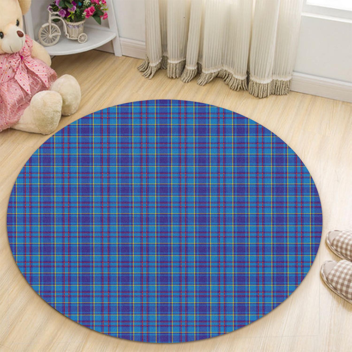 mercer-modern-tartan-round-rug