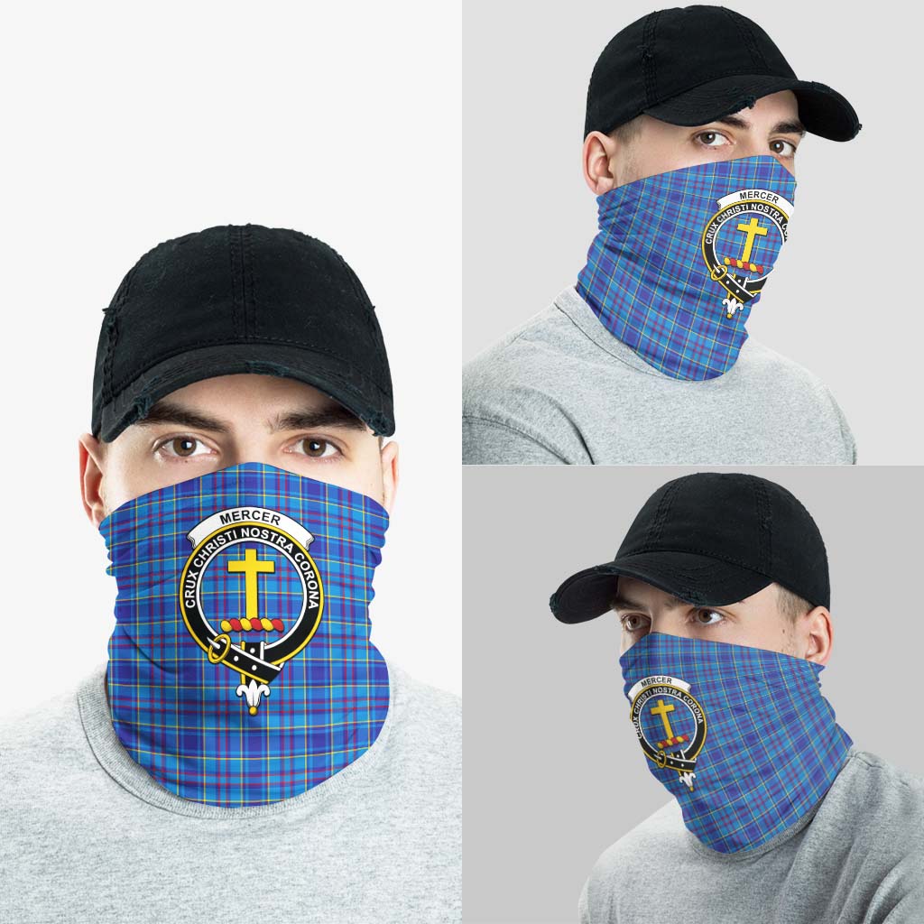 Mercer Modern Tartan Neck Gaiters, Tartan Bandanas, Tartan Head Band with Family Crest