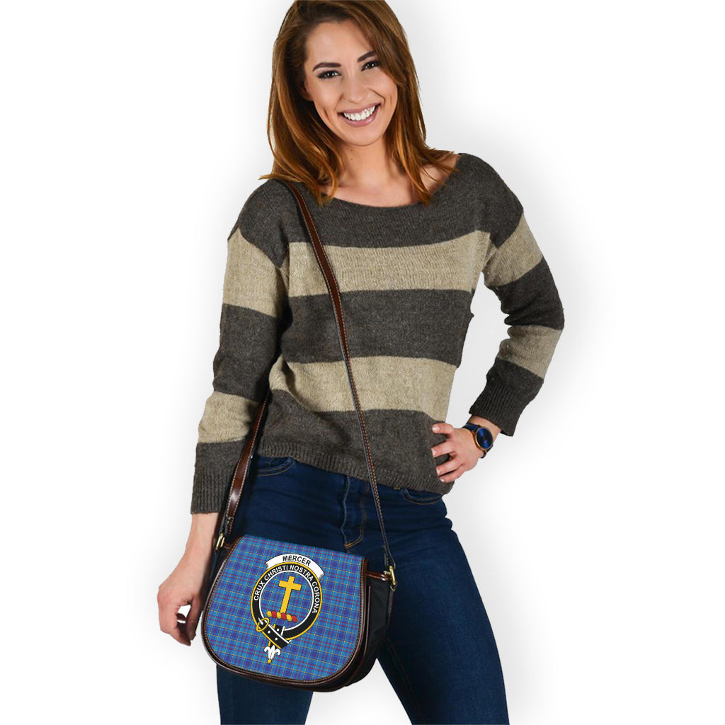 Mercer Tartan Saddle Bag with Family Crest - Tartan Vibes Clothing