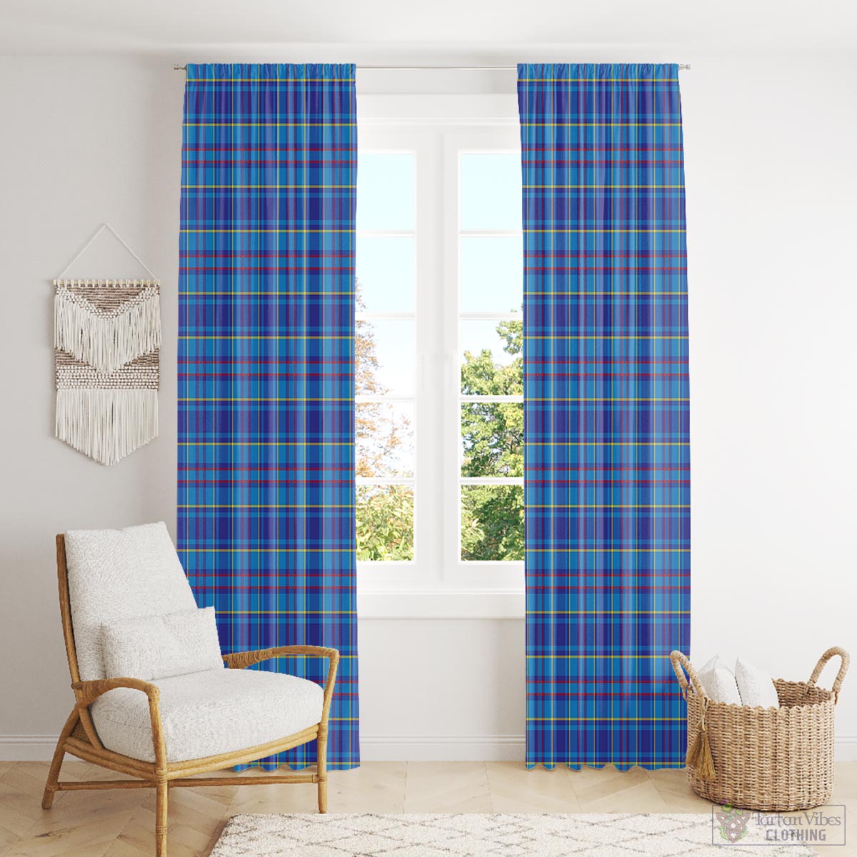 Mercer Modern Tartan Window Curtain